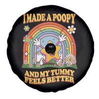 I Made A Poopy And My Tummy Feels Better Spare Tire Cover Funny Inappropriate Vacation Swap Adult - Wonder Print Shop