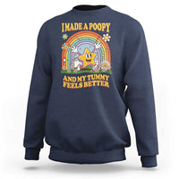 I Made A Poopy And My Tummy Feels Better Sweatshirt Funny Inappropriate Vacation Swap Adult - Wonder Print Shop