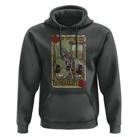 Funny Tarot Card Deadlifts Gym Workout Skeleton Hoodie