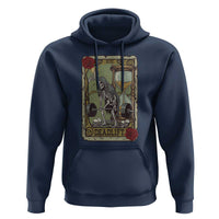 Funny Tarot Card Deadlifts Gym Workout Skeleton Hoodie