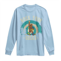 Funny Down Syndrome Awareness Bigfoot Long Sleeve Shirt Rock Your Socks