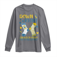 Down Right Amazing Long Sleeve Shirt Down Syndrome Awareness Socks Ribbon