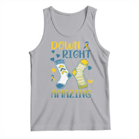 Down Right Amazing Tank Top Down Syndrome Awareness Socks Ribbon