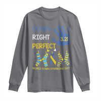 Down Right Perfect Long Sleeve Shirt March 21 World Down Syndrome Day Socks