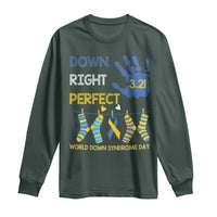 Down Right Perfect Long Sleeve Shirt March 21 World Down Syndrome Day Socks