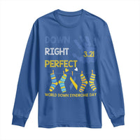 Down Right Perfect Long Sleeve Shirt March 21 World Down Syndrome Day Socks