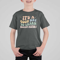 Funny It's A Good Day To Learn Women's History T Shirt For Kid Sparkle Star