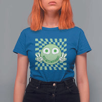 Funny Green Smile Face Eggs Bacon Breakfast St Patrick's Day T Shirt For Women