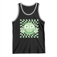 Funny Green Smile Face Eggs Bacon Breakfast St Patrick's Day Tank Top