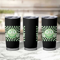 Funny Green Smile Face Eggs Bacon Breakfast St Patrick's Day Tumbler Cup