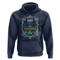 Funny May Contain Alcohol Hoodie Irish Beer Drinking St Patrick's Day