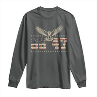Funny Vintage 86 47 Long Sleeve Shirt Eagle Vintage American Flag