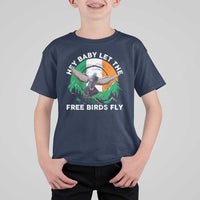 Irish Pride T Shirt For Kid Hey Baby Let The Free Birds Fly Ireland Flag