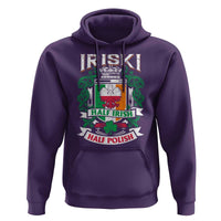Iriski Half Irish Half Polish Hoodie Polish St Patricks Day Eagle
