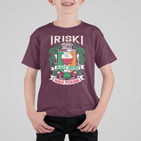 Iriski Half Irish Half Polish T Shirt For Kid Polish St Patricks Day Eagle