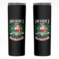 Iriski Half Irish Half Polish Skinny Tumbler Polish St Patricks Day Eagle