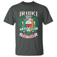 Iriski Half Irish Half Polish T Shirt Polish St Patricks Day Eagle