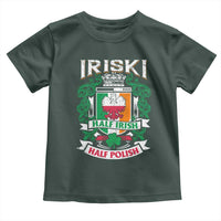 Iriski Half Irish Half Polish Toddler T Shirt Polish St Patricks Day Eagle