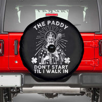 Funny The Paddy Don't Start Til I Walk In Spare Tire Cover St Patrick's Day Irish Beer