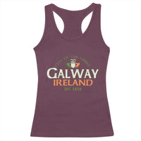 Claddagh Galway Ireland Racerback Tank Top City Of The Tribes Est 1232