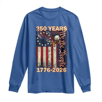 250th Anniversary USA Patriotic Long Sleeve Shirt 250 Years We The People Vintage Bald Eagle
