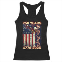 250th Anniversary USA Patriotic Racerback Tank Top 250 Years We The People Vintage Bald Eagle