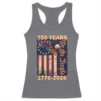 250th Anniversary USA Patriotic Racerback Tank Top 250 Years We The People Vintage Bald Eagle
