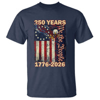 250th Anniversary USA Patriotic T Shirt 250 Years We The People Vintage Bald Eagle