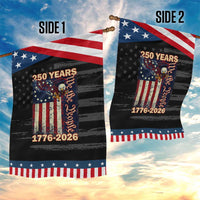 250th Anniversary USA Patriotic Garden Flag 250 Years We The People Vintage Bald Eagle