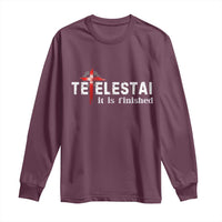 Tetelestai It Is Finished Long Sleeve Shirt Jesus Last Words Christian Easter