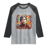 Cesar Chavez Raglan Shirt Preservation Of Ones Own Culture Does Not Require Contempt