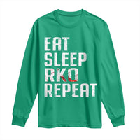 Eat Sleep RKO Repeat Long Sleeve Shirt Blood Stained
