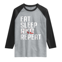 Eat Sleep RKO Repeat Raglan Shirt Blood Stained