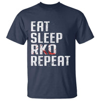 Eat Sleep RKO Repeat T Shirt Blood Stained