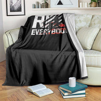RKO Everybody Throw Blanket Grunge Blood Stained Scratch Mark
