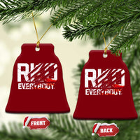 RKO Everybody Ceramic Ornament Grunge Blood Stained Scratch Mark