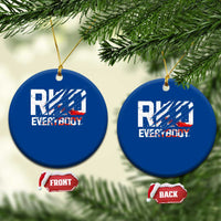 RKO Everybody Ceramic Ornament Grunge Blood Stained Scratch Mark