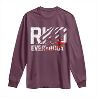 RKO Everybody Long Sleeve Shirt Grunge Blood Stained Scratch Mark