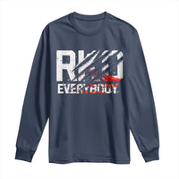 RKO Everybody Long Sleeve Shirt Grunge Blood Stained Scratch Mark