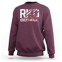 RKO Everybody Sweatshirt Grunge Blood Stained Scratch Mark