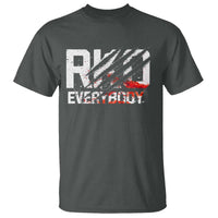 RKO Everybody T Shirt Grunge Blood Stained Scratch Mark