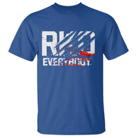 RKO Everybody T Shirt Grunge Blood Stained Scratch Mark