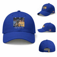Basketball Raccoon I Live Here Now Baseball Cap Funny Trash Panda Drinking Iced Coffee Basketball Court
