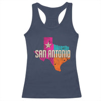 San Antonio Texas TX Fiesta Sports For Latino Fans Racerback Tank Top