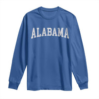 Alabama Fan Long Sleeve Shirt Vintage Bold Sport State Letters AL Game Day