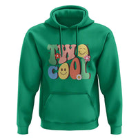 Second Birthday Hoodie Two Cool Gift 2 Years Old Retro Groovy - Wonder Print Shop