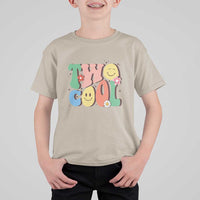 Second Birthday T Shirt For Kid Two Cool Gift 2 Years Old Retro Groovy - Wonder Print Shop