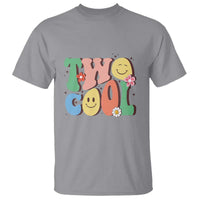 Second Birthday T Shirt Two Cool Gift 2 Years Old Retro Groovy - Wonder Print Shop