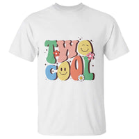 Second Birthday T Shirt Two Cool Gift 2 Years Old Retro Groovy - Wonder Print Shop