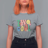 Second Birthday T Shirt For Women Two Cool Gift 2 Years Old Retro Groovy - Wonder Print Shop